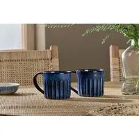 Moda Mug Set Of 2 - Deep Blue