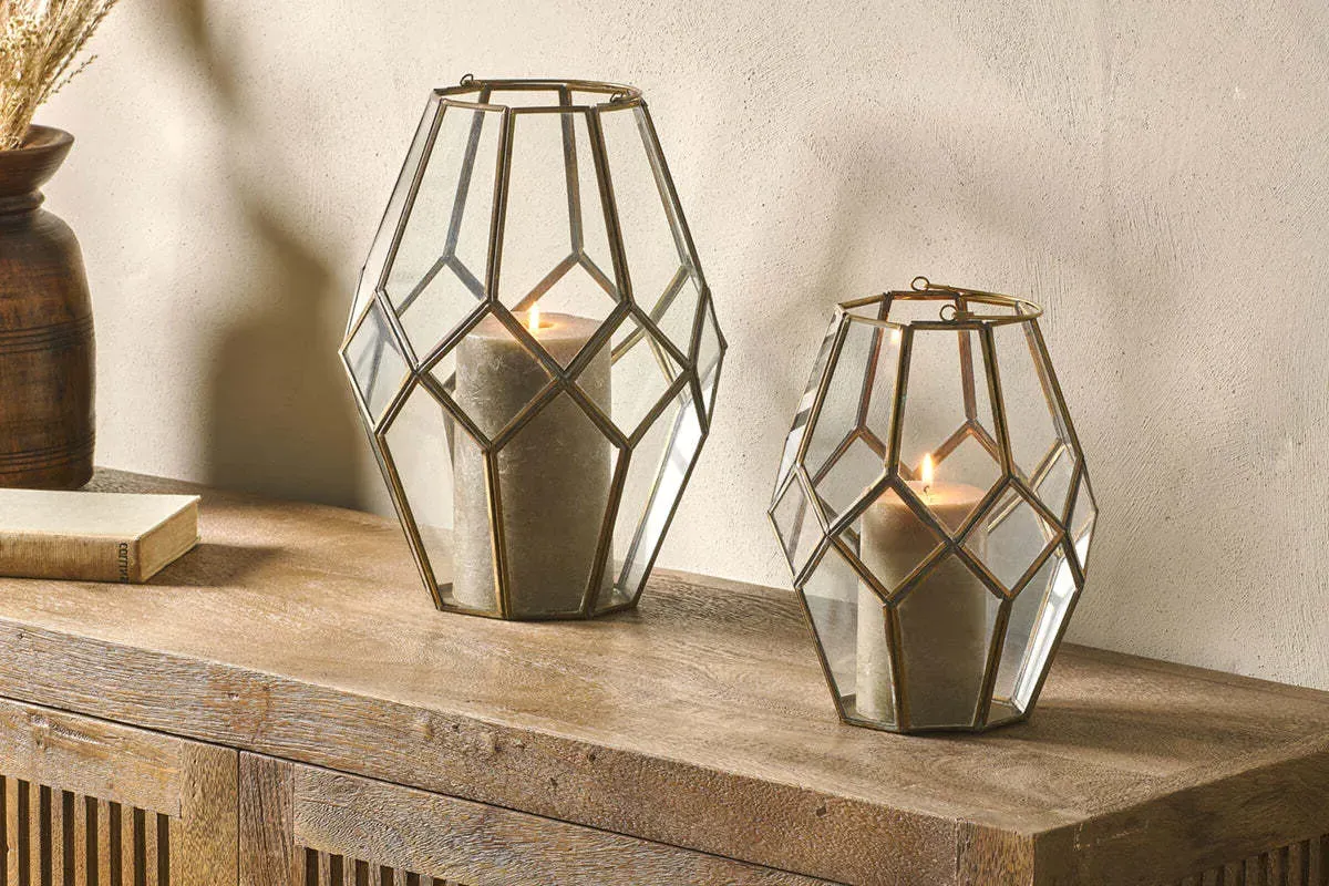 Mohani Small Lantern - Antique Brass product