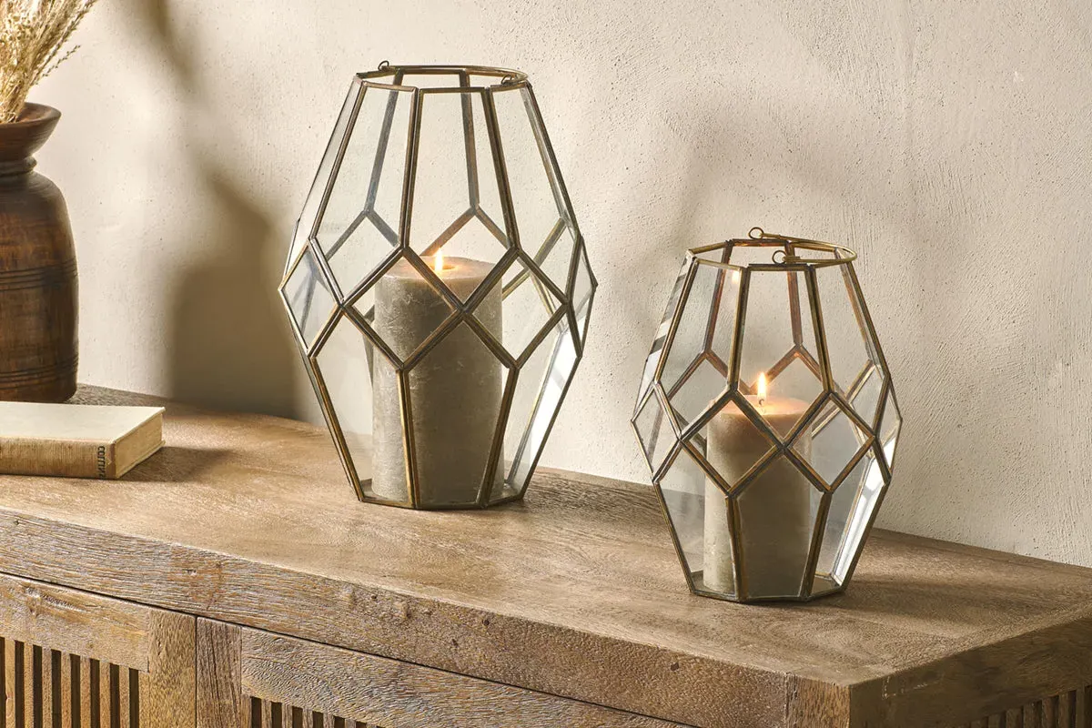 Mohani Small Lantern - Antique Brass image