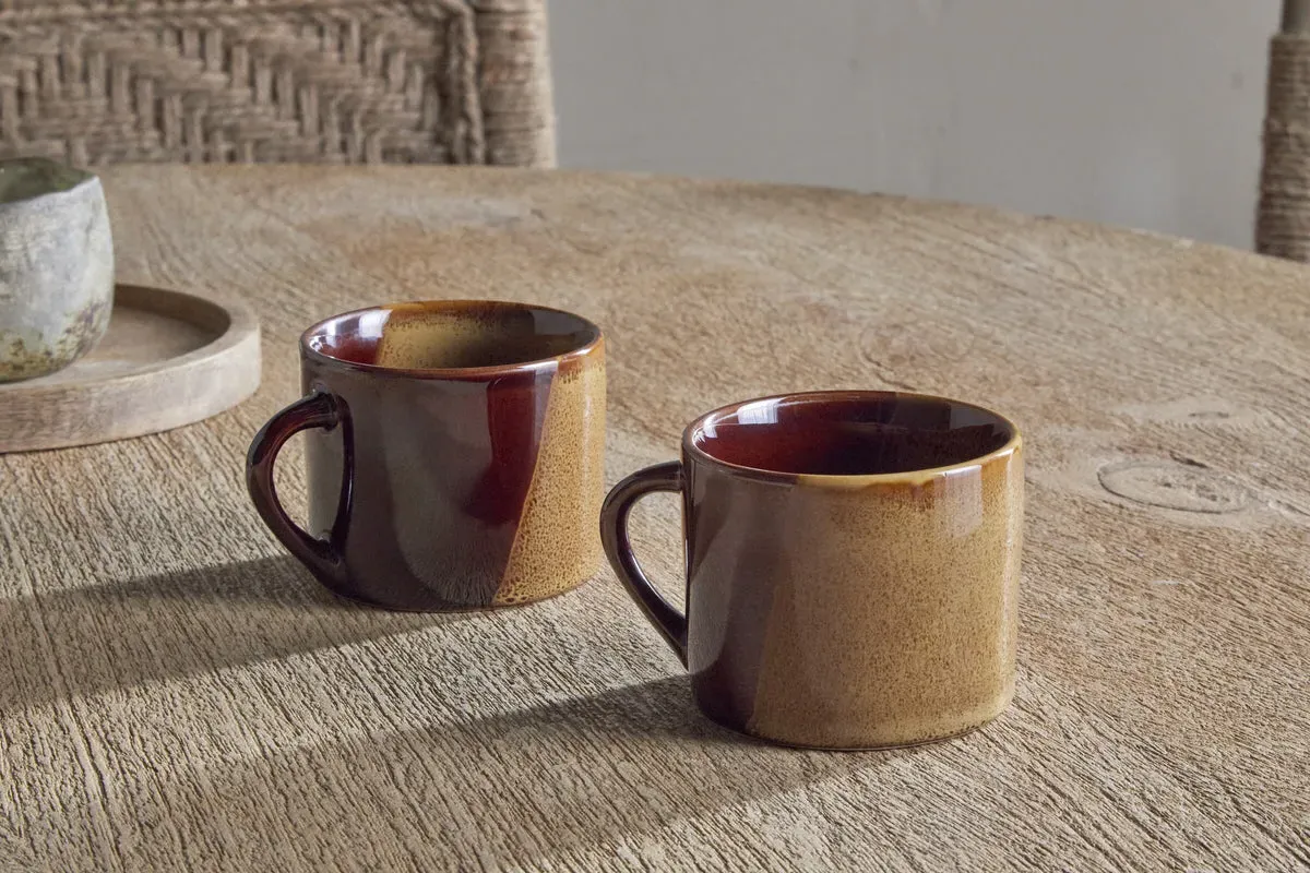 Naav Small Mug Set of 2 - Mustard