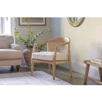 Nabhi Dining Chair - Natural, Mango Wood & Cane alternate view