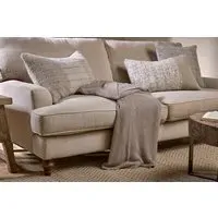 Nahan Moss Stitch Cotton Throw - Stone