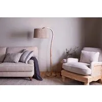 Namira Arch Floor Lamp - Natural, Mango Wood alternate view