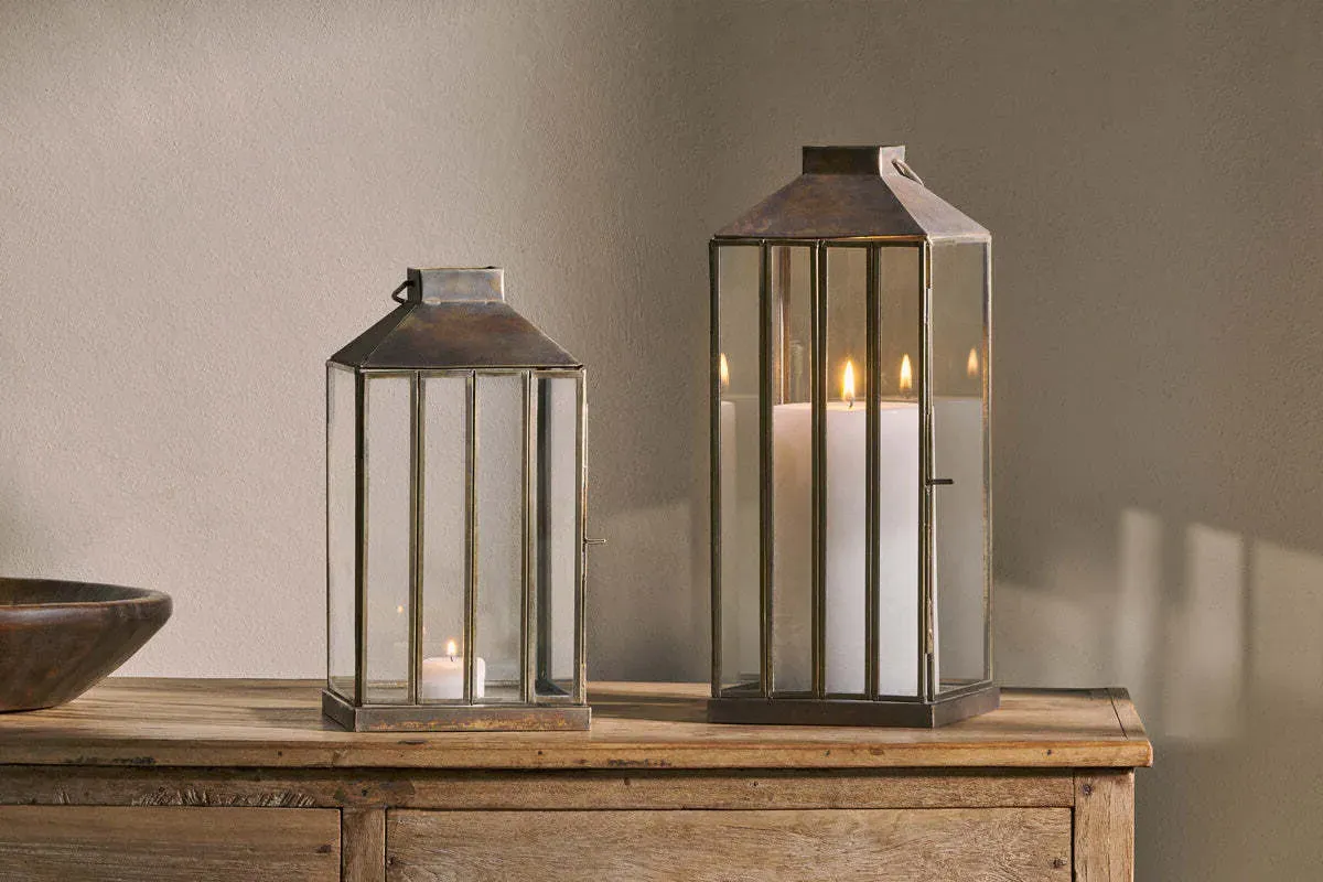 Nampo Small Lantern - Aged Antique, Glass product