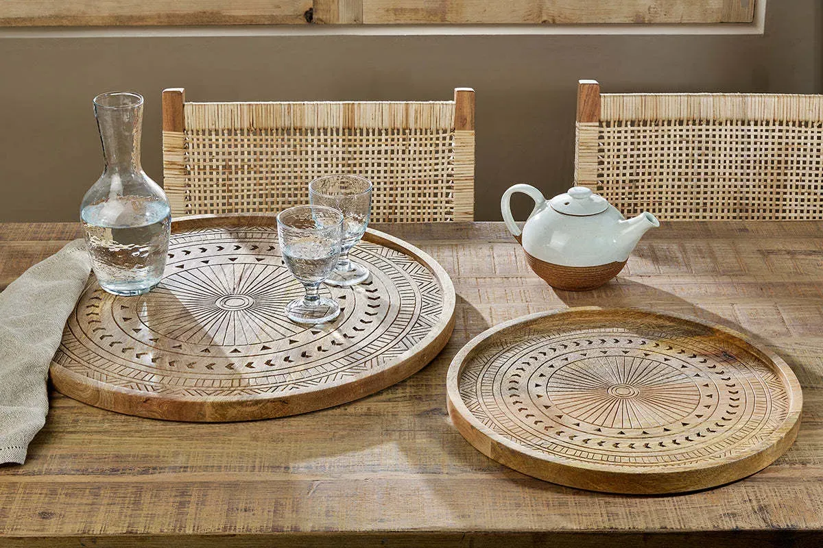 Namuna Small Serving Tray - Natural, Mango Wood product