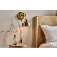 Nar Small Wall Lamp - Antique Brass alternate view