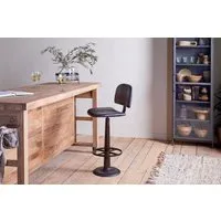 Narwana Bar Chair - Aged Black