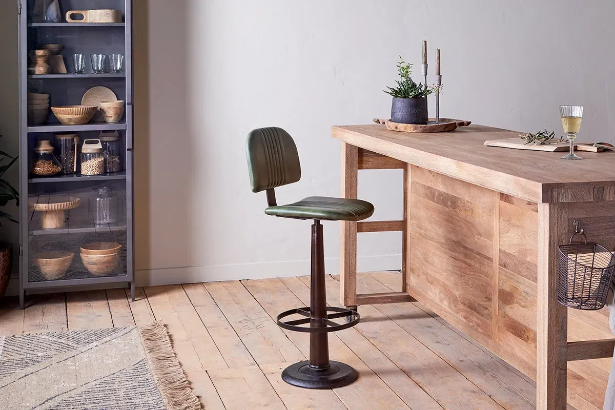 Narwana Bar Chair - Rich Green