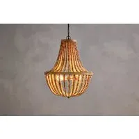 Neela Pendant Light - Natural, Mango Wood