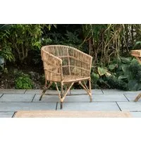 Nesari Rattan Armchair - Natural alternate view
