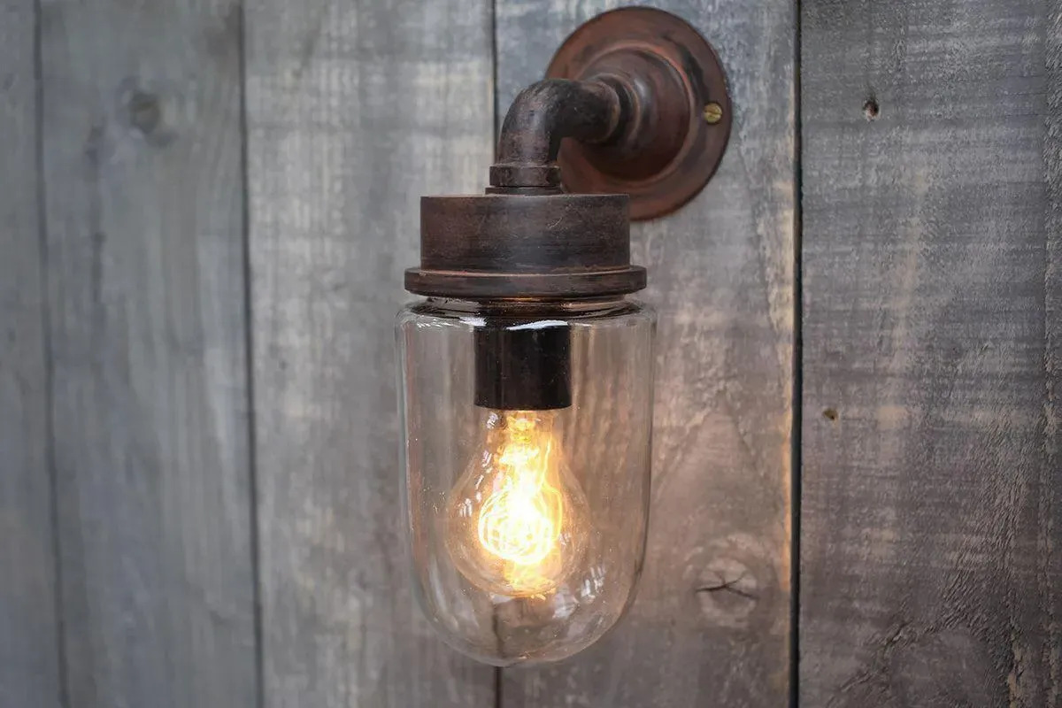Ngari Outdoor Wall Light - Black, Rust product