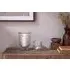 Nia Small Candle Holder - Clear, Recycled Glass