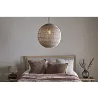 Nilaveli Sphere Pendant Light - Natural, Jute