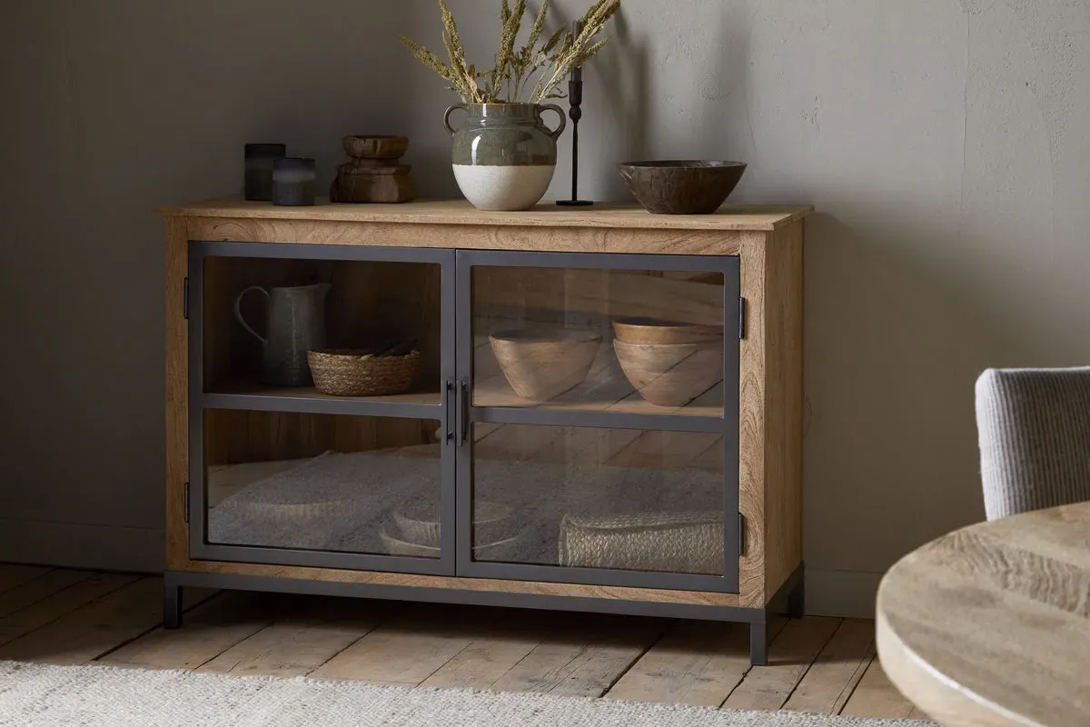 Nirvi Sideboard - Black, Mango Wood image