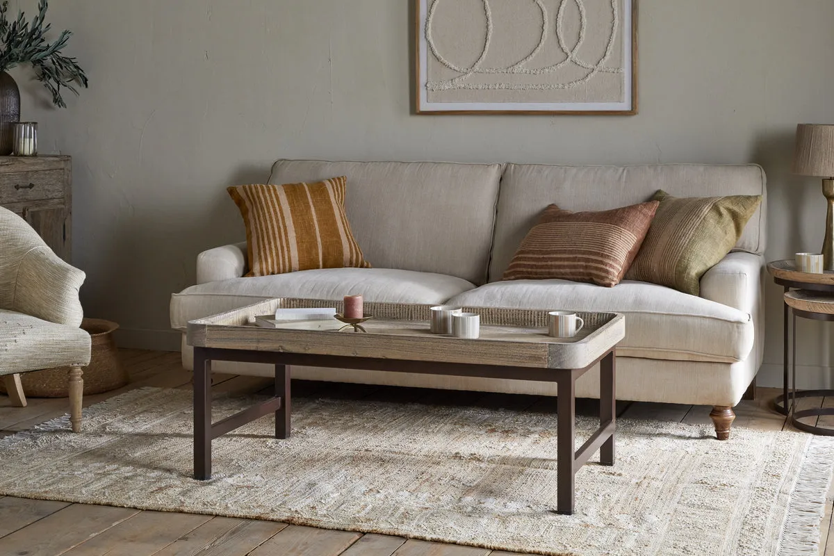 Nisha Reclaimed Wood & Iron Coffee Table - Natural product