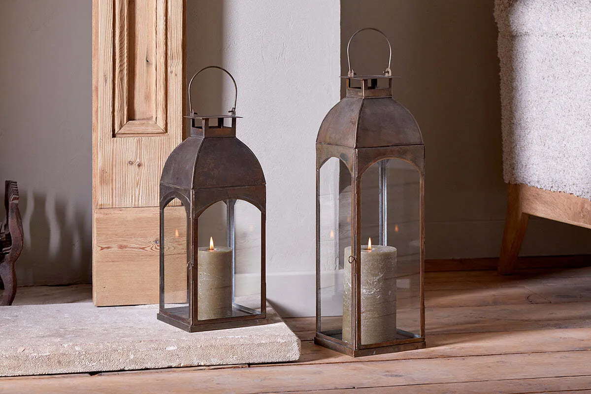 Nivas Small Lantern - Antique Brass product
