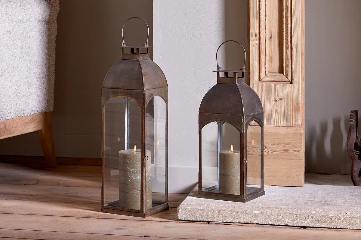 Nivas Small Lantern - Antique Brass image