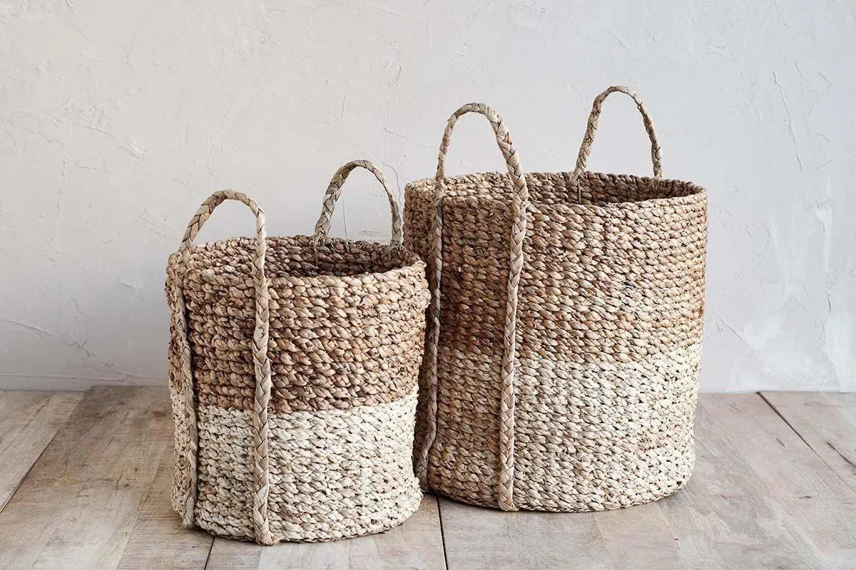 Nkomi Small Storage Basket - Natural, Water Hyacinth product