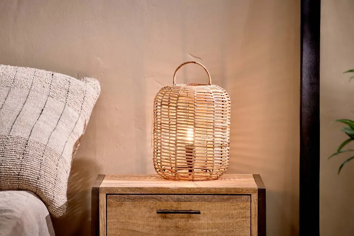 Noko Extra Small Rattan Lamp - Natural image