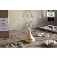Oakmoss & Rose Scented Reed Diffuser - Yellow, Glass alternate view