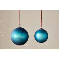 Oko Small Giant Bauble - Matt Teal alternate view