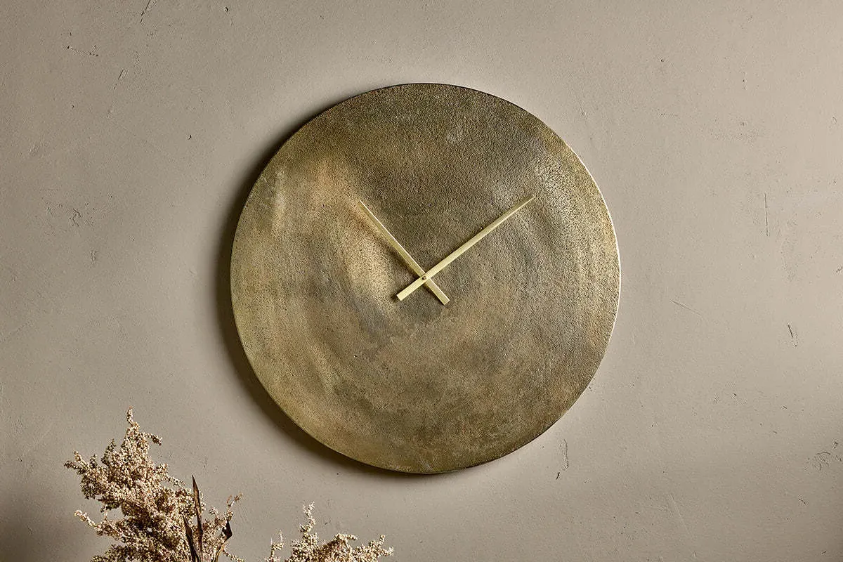 Okota Wall Clock - Antique Brass product
