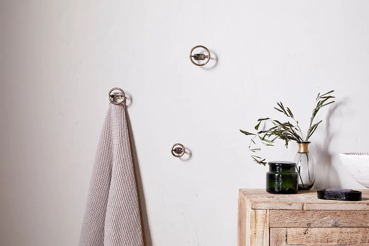 Olani Bathroom Hooks Set of 3 - Antique Brass image