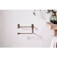 Olani Toilet Roll Holder - Antique Brass