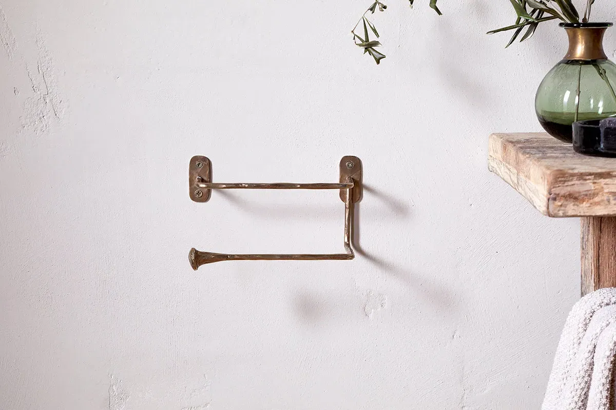 Olani Toilet Roll Holder - Antique Brass image