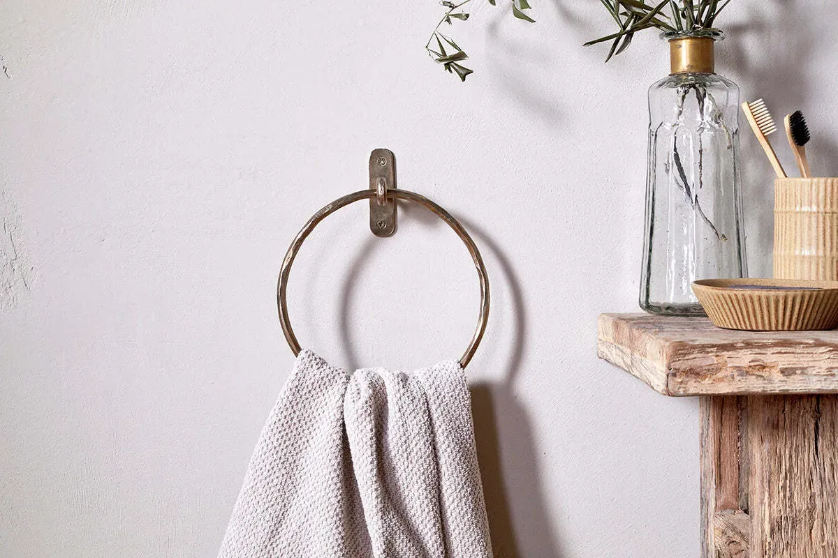 Olani Towel Ring - Antique Brass, Stainless Steel product