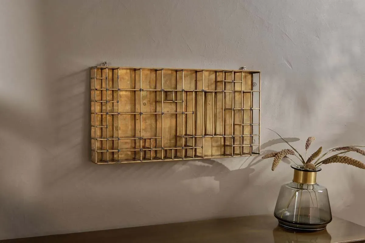 Oni Printers Drawer Storage Unit - Antique Brass image