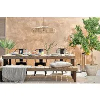 Oso Small Dining Table - Reclaimed Wood, Iron