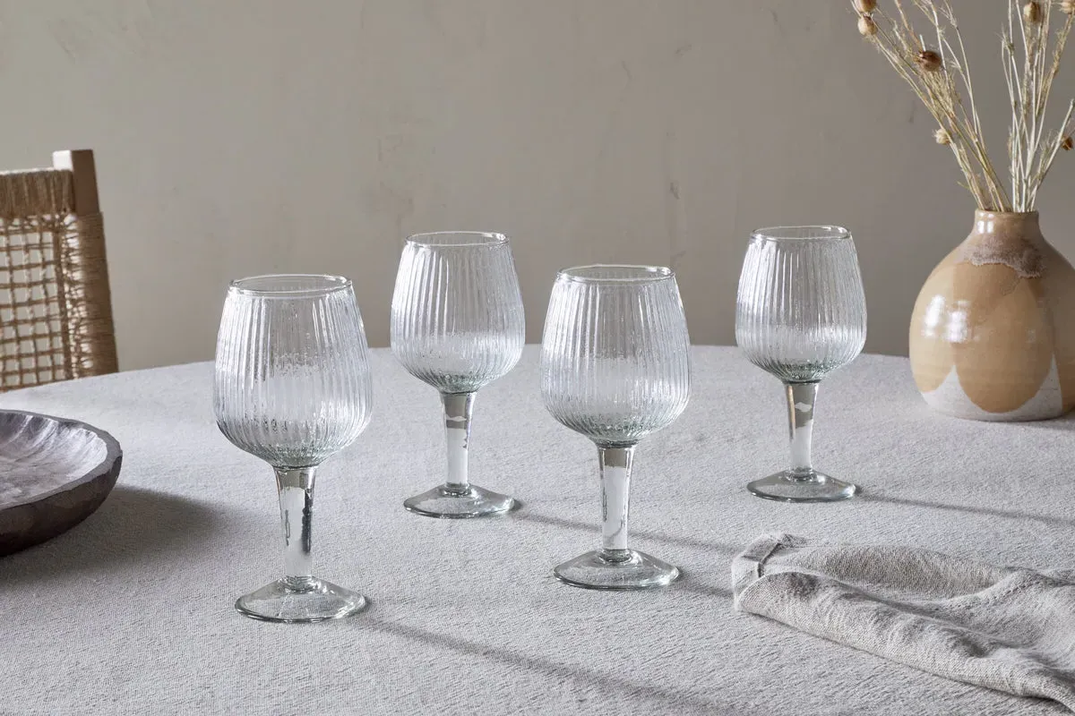 Otuba Wine Glass Set Of 4 - Clear