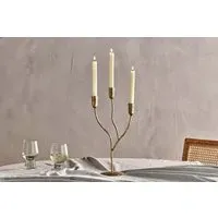 Palani Small Candelabra - Antique Brass