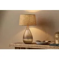 Palla Recycled Glass Table Lamp - Rustic Smoke alternate view