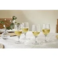 Pani Wine Glass Set of 4 - Clear, Recycled Glass