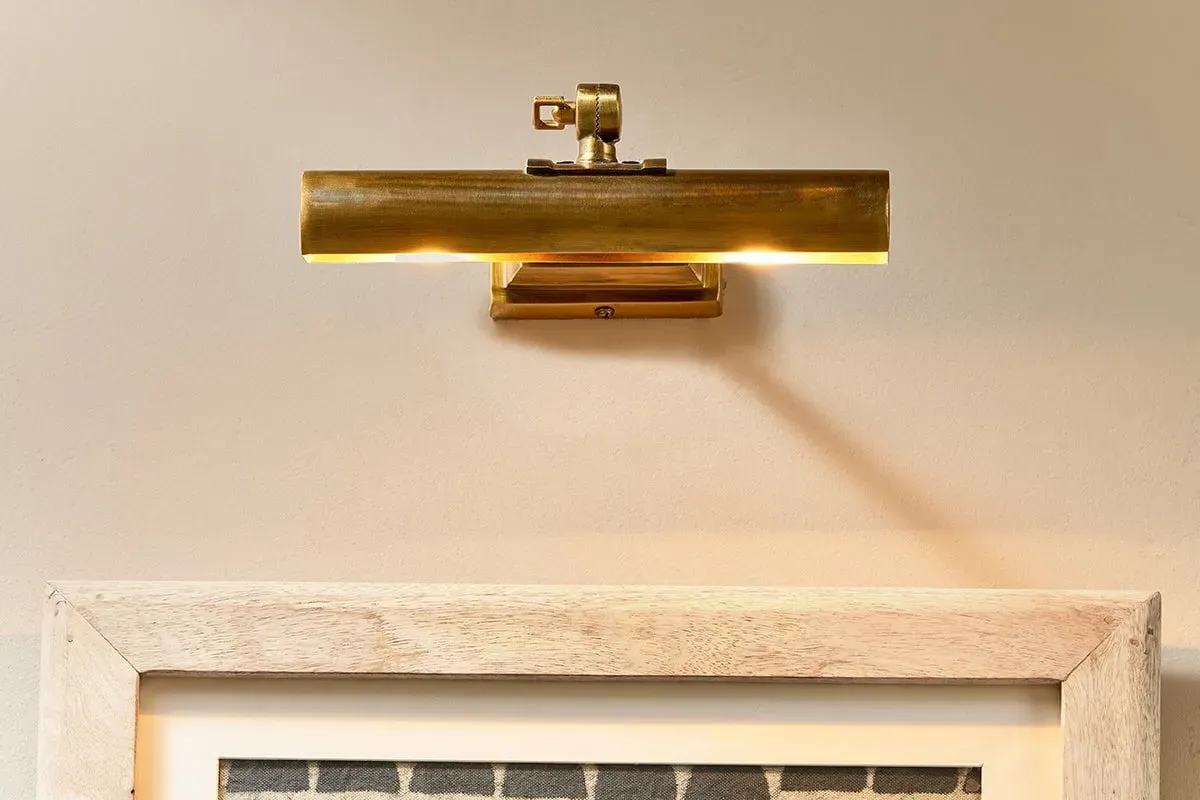 Pania Picture Wall Light - Antique Brass image