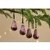 Pannee Drop Baubles Set of 4 - Ruby