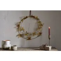 Parili Large Glass Wreath - Ochre by NKUKU, image 2