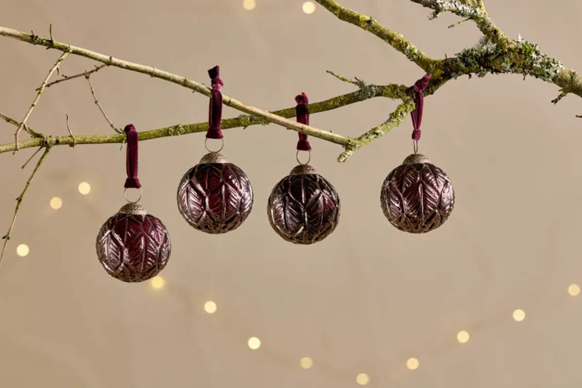 Patta Baubles Set of 4 - Burgundy product