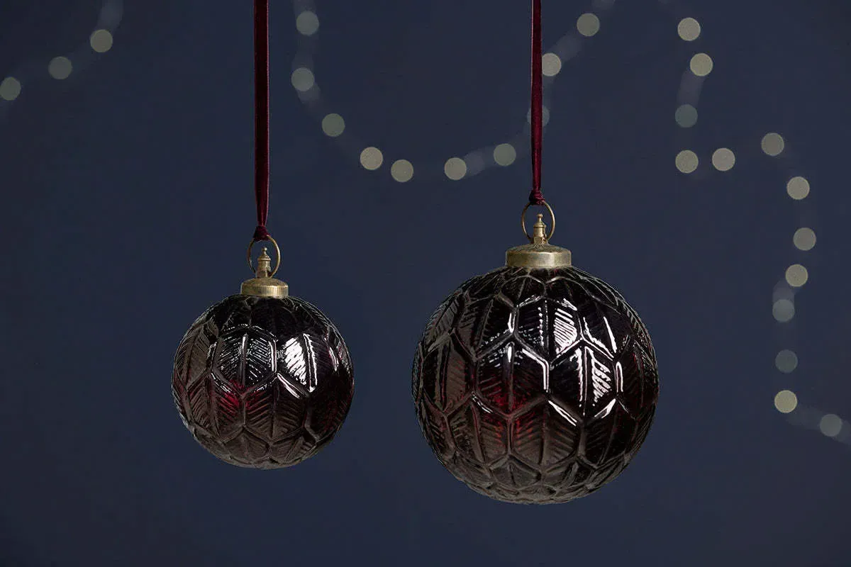 Patta Giant Bauble Small Christmas Decoration - Burgundy product