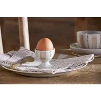 Patthar Egg Cups Set of 2 - Cream, Ceramic alternate view