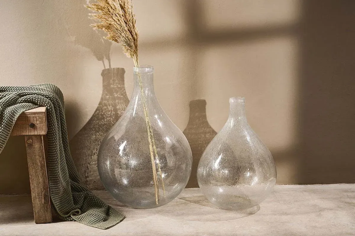 Payag Small Glass Vase - Clear, Recycled Glass product