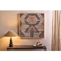 Pemali Large Handwoven Artwork - Natural