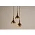Quinn Hammered Metal Cluster Lamp - Antique Brass