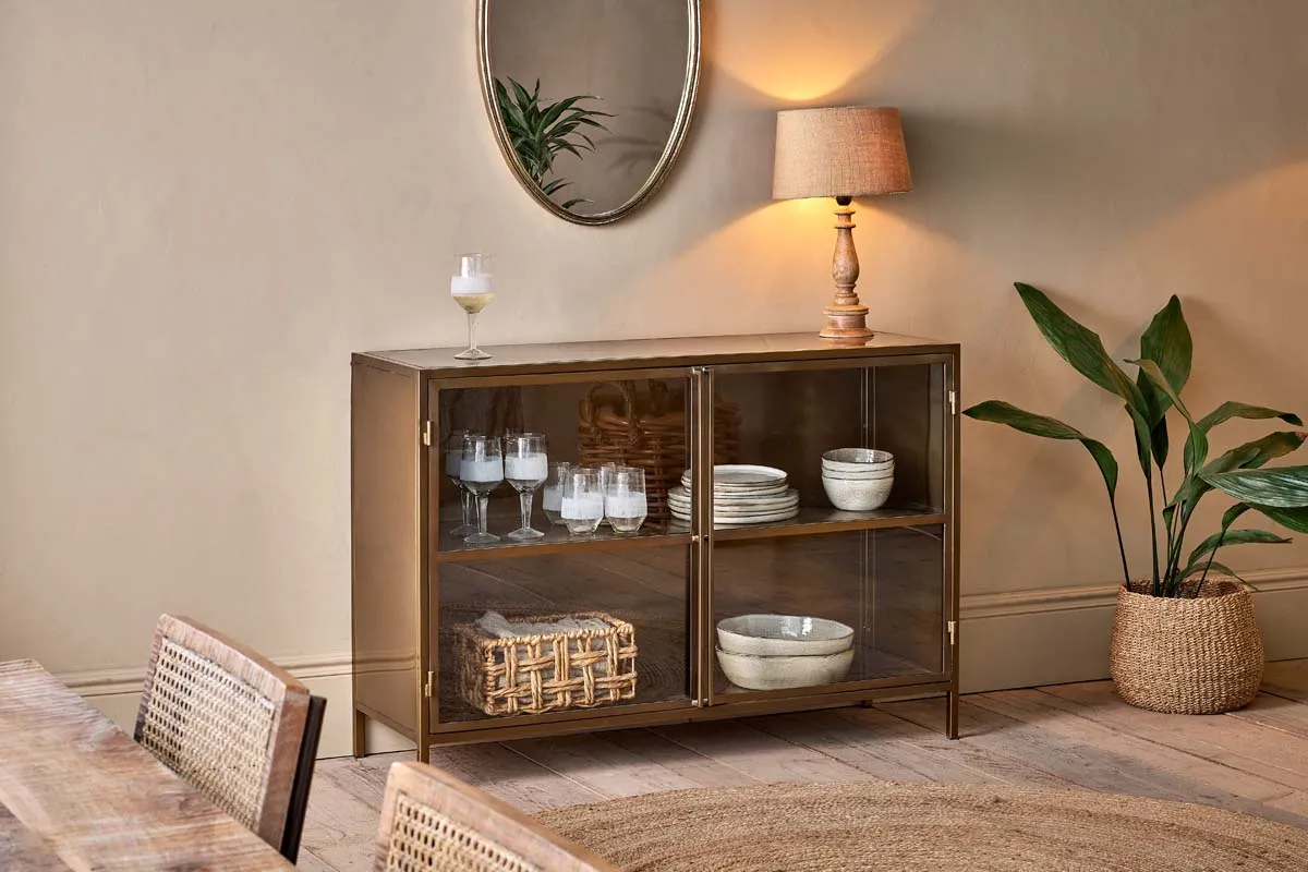 Ranchi Iron Sideboard - Antique Brass image