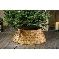 Rani Tree Skirt - Natural, Water Hyacinth alternate view