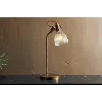 Rarni Recycled Glass Table Lamp - Antique Brass