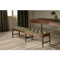 Raunak Large Woven Bench - Washed Walnut, Acacia