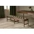 Raunak Large Woven Bench - Washed Walnut, Acacia